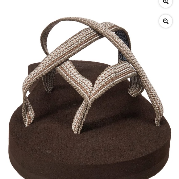 Teva Womens Olowahu Flip-Flop 5 Antiguous Birch SZ 9 NWOT SOLD OUT - Picture 2 of 7